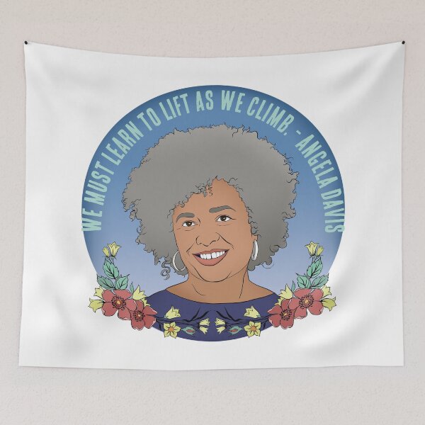 Artikelvorschau, Angela Davis: Wir müssen lernen zu leben, wenn wir klettern entworfen und verkauft von fabfeminist.