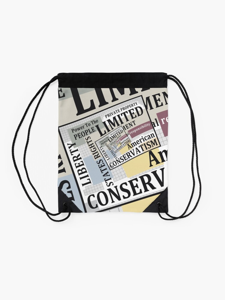 Alternate view of Limited Government Drawstring Bag