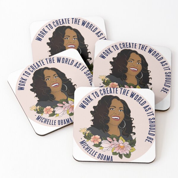 Item preview, Michelle Obama: Work To Create The World As It Should Be designed and sold by fabfeminist.
