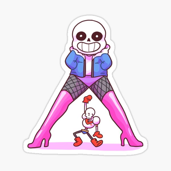  Undertale - Sans and Papyrus Sticker Bumper Sticker