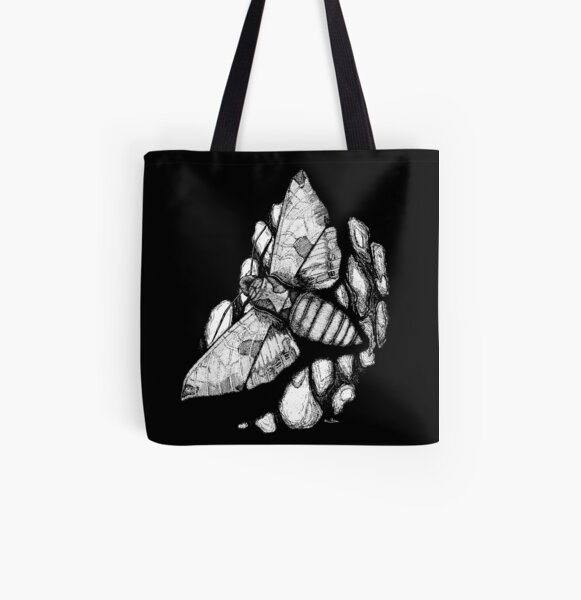 Achemon sphinx moth All Over Print Tote Bag