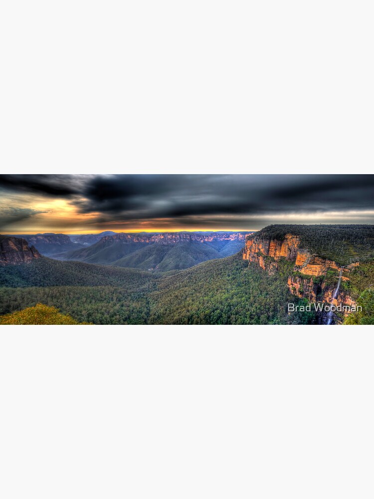 Govetts Leap Sunrise Panorama by Kabranty