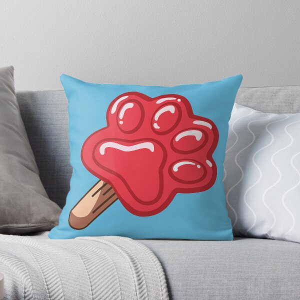 Pawpsicle Throw Pillow