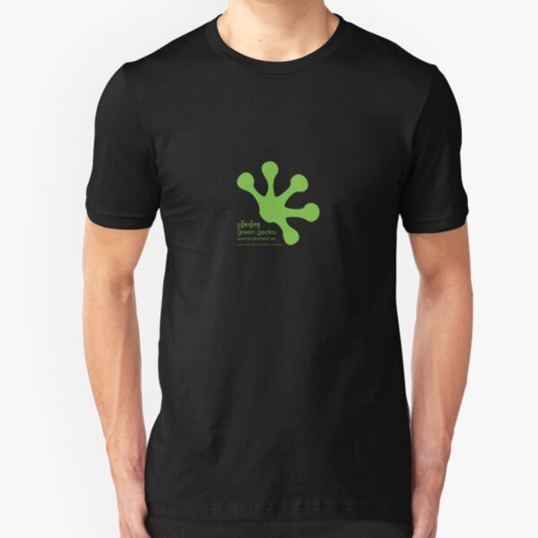 Gecko footprint Slim Fit T-Shirt