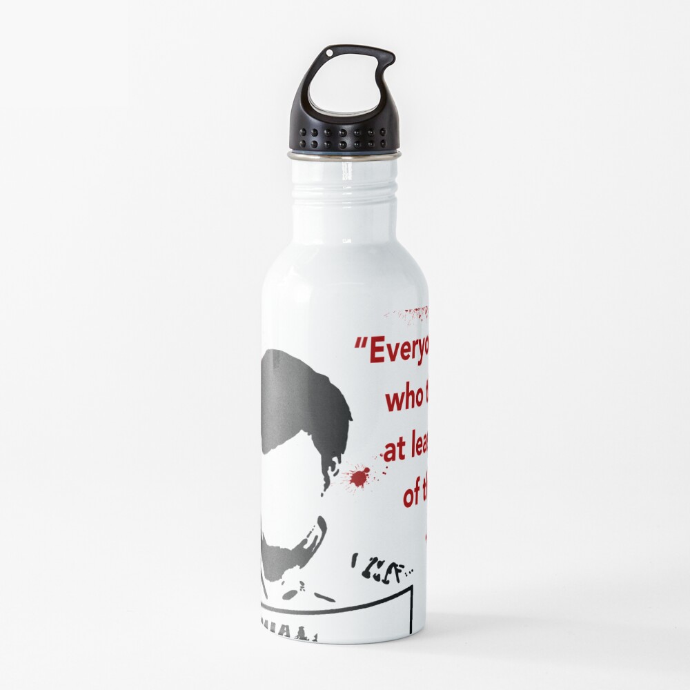 Everyone Hides- Dexter Morgan Water Bottle