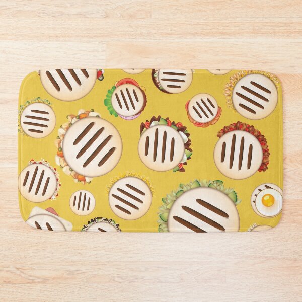 Item preview, Arepas Pattern Venezuela Yellow designed and sold by mimogoshopping.