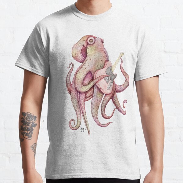 POLAH - the axe wielding Octopus - Red Classic T-Shirt