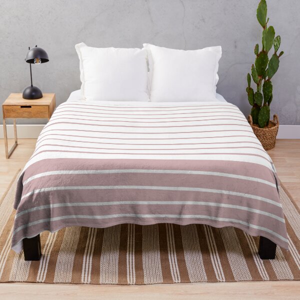 Item preview, Abstract Stripes Minimal Pattern Pink and White designed and sold by meggydesigns.