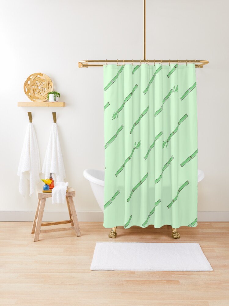 Bamboo Shower Curtain By Eliopolia Redbubble