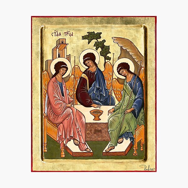 Icon of the Trinity Photographic Print