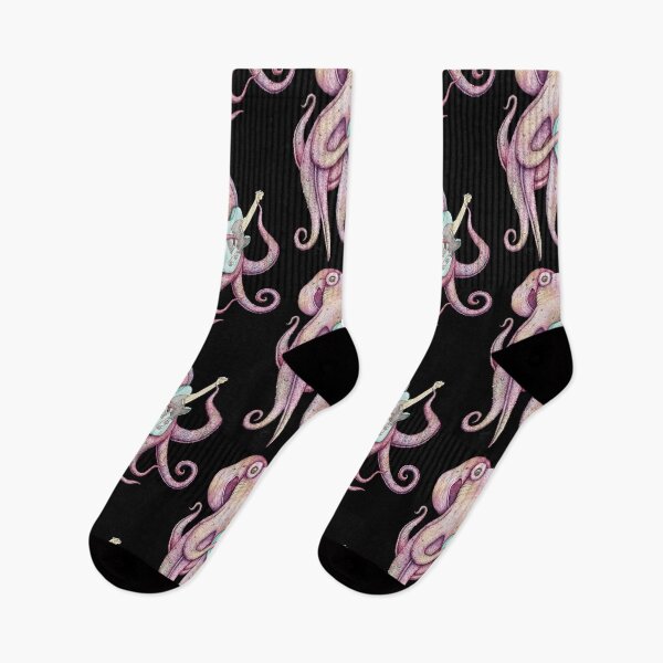 Item preview, POLAH - the axe wielding Octopus - Purple designed and sold by ShorelineSally.