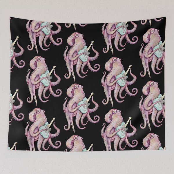 Item preview, POLAH - the axe wielding Octopus - Purple designed and sold by ShorelineSally.