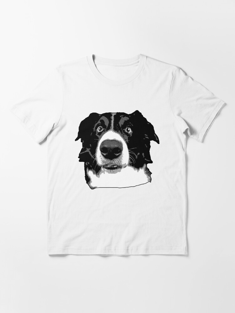 Alternative Ansicht von Border Collie Face Essential T-Shirt