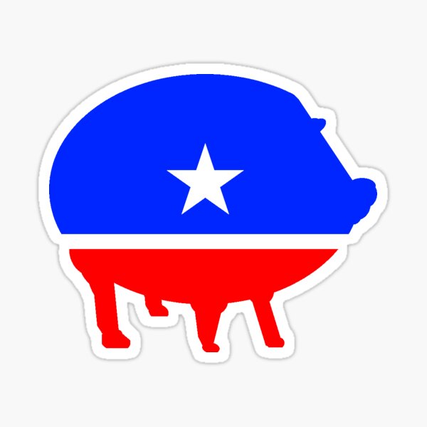 Colored Pige Stamp Sticker