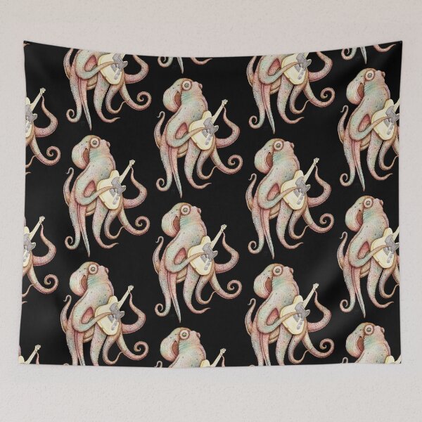 Item preview, POLAH - the axe wielding Octopus - Butterscotch Blond designed and sold by ShorelineSally.