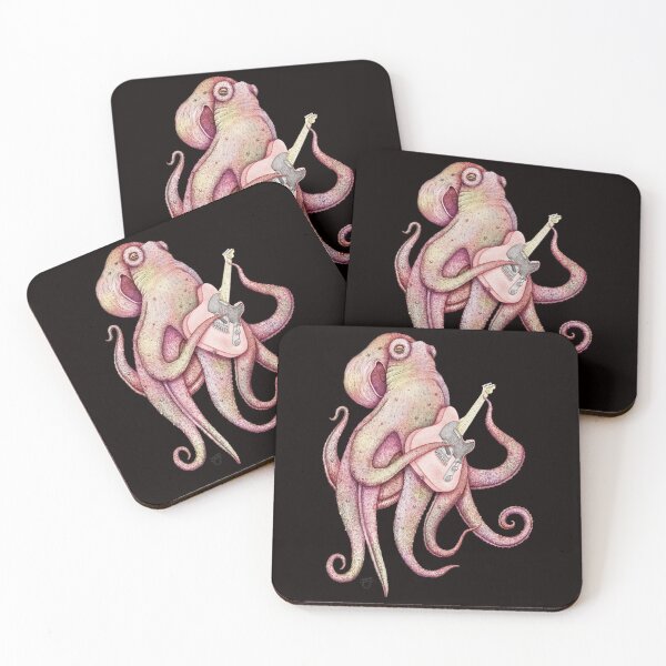 Item preview, POLAH - the axe wielding Octopus - Red designed and sold by ShorelineSally.