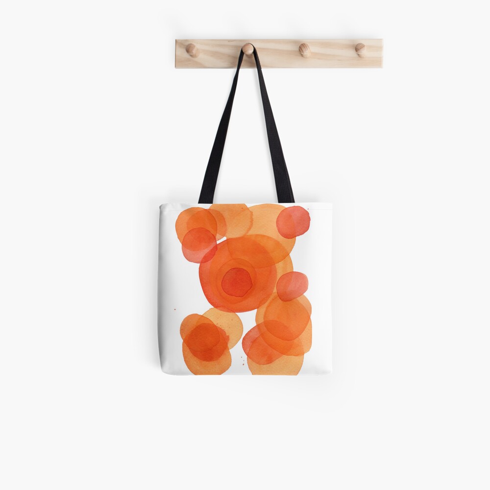 Orange drops, watercolor transparencies Tote Bag