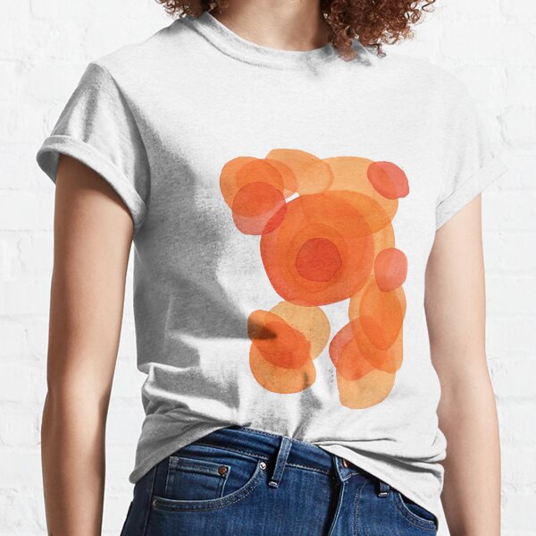 Orange drops, watercolor transparencies Classic T-Shirt