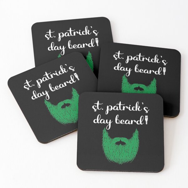 Item preview, St Patrick's Day Green Beard Drawing - Bearded Beer Lover Gift Funny St Paddys Day MenGraphic designed and sold by FunnySunny T-Shirts.