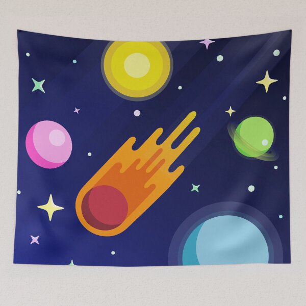 Item preview, Comet, Stars and Planets designed and sold by SeraphineArts.