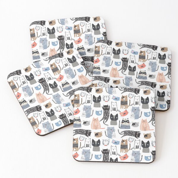 Item preview, Cute Kitty Face Pattern Cat  designed and sold by AugustDesign.
