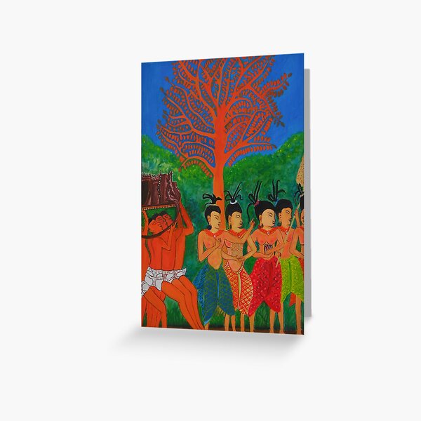 LADIES OF THE COURT by Srey Nao Greeting Card