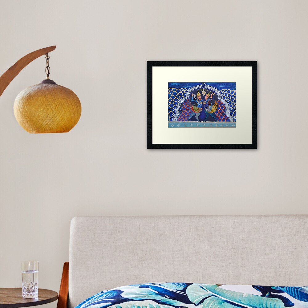 Item preview, Framed Art Print designed and sold by greengecko.