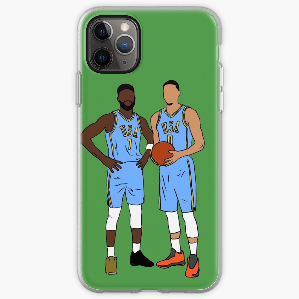 &quot;Jaylen Brown And Jayson Tatum Rising Stars&quot; iPhone Case
