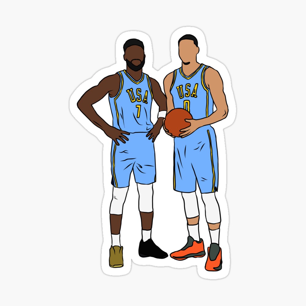 : ZBOYZ Jayson Tatum And Jaylen Brown Poster for Wall