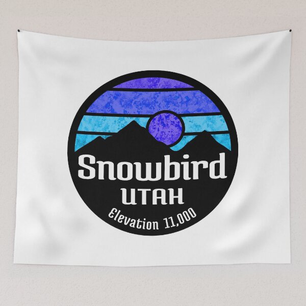 Item preview, Ski Snowbird Utah Skiing Hiking Camping Biking Bike designed and sold by DESTINATIONS DECAL.