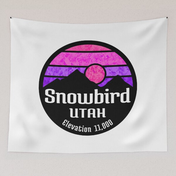 Item preview, Ski Snowbird Utah Skiing Hiking Camping Biking Bike designed and sold by DESTINATIONS DECAL.