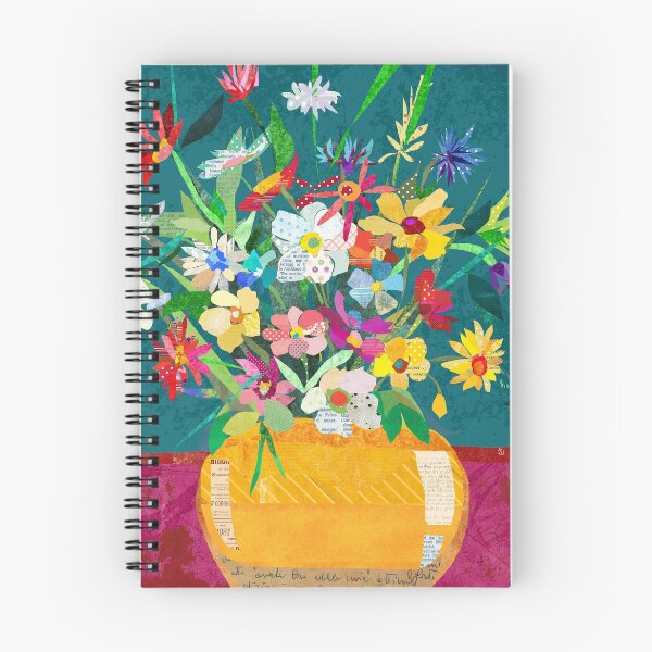 Item preview, Whimsical Collage Flower Pot Still Life Fine Art Wall Decor Print for Living Rooms, Bedroom, Kitchens & More designed and sold by traciwithani.