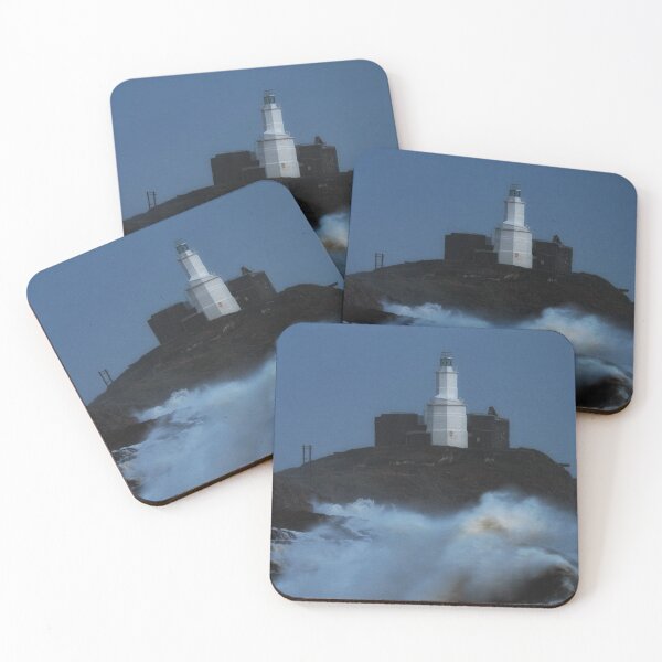 Item preview, Mumbles Lighthouse "Storm Ciara". designed and sold by Richard Morgan.