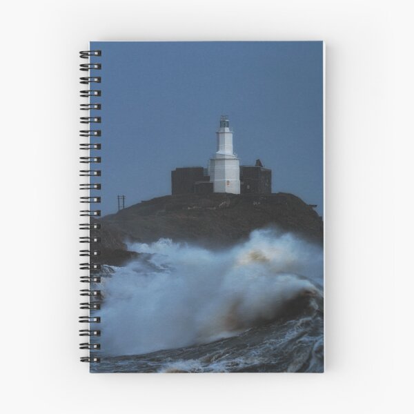 Item preview, Mumbles Lighthouse "Storm Ciara". designed and sold by Richard Morgan.