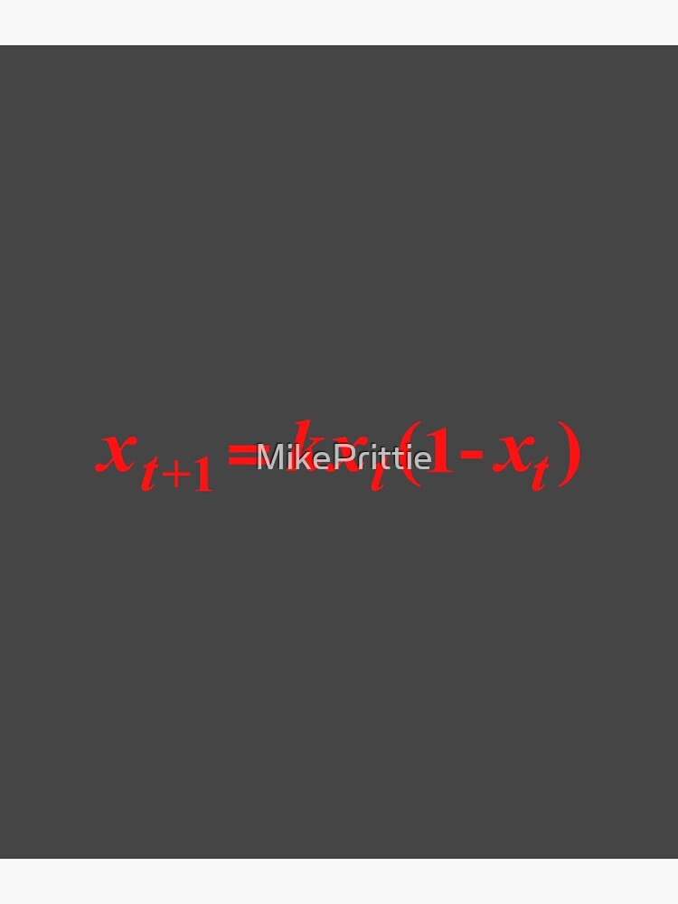 Lámina Fotográfica «teoría Del Caos Matemáticas Ecuación De