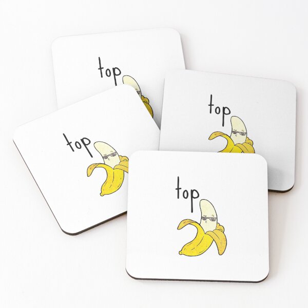 Item preview, Top Banana Pun Humor Sarcasm Meme Joke Cute Funny Gift Sarcastic Happy Fun Introvert Awkward Geek Hipster Silly Inspirational Motivational Birthday Present designed and sold by EpsilonEridani.