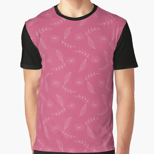 Aleiah Flower Collection Spring Seamless Surface Pattern Graphic T-Shirt