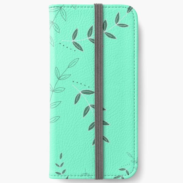 Aleiah Flower Collection Spring Seamless Surface Pattern iPhone Wallet