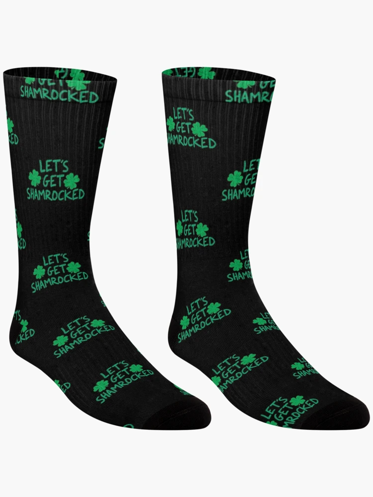 Thumbnail 3 of 5, Socks, Lets Get Shamrocked (Green) [Roufxis-Rb] designed and sold by RoufXis.