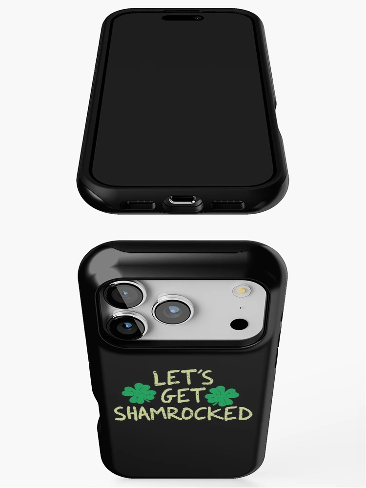 Thumbnail 3 of 4, iPhone Case, Lets Get Shamrocked (Yellow) [Roufxis-Rb] designed and sold by RoufXis.