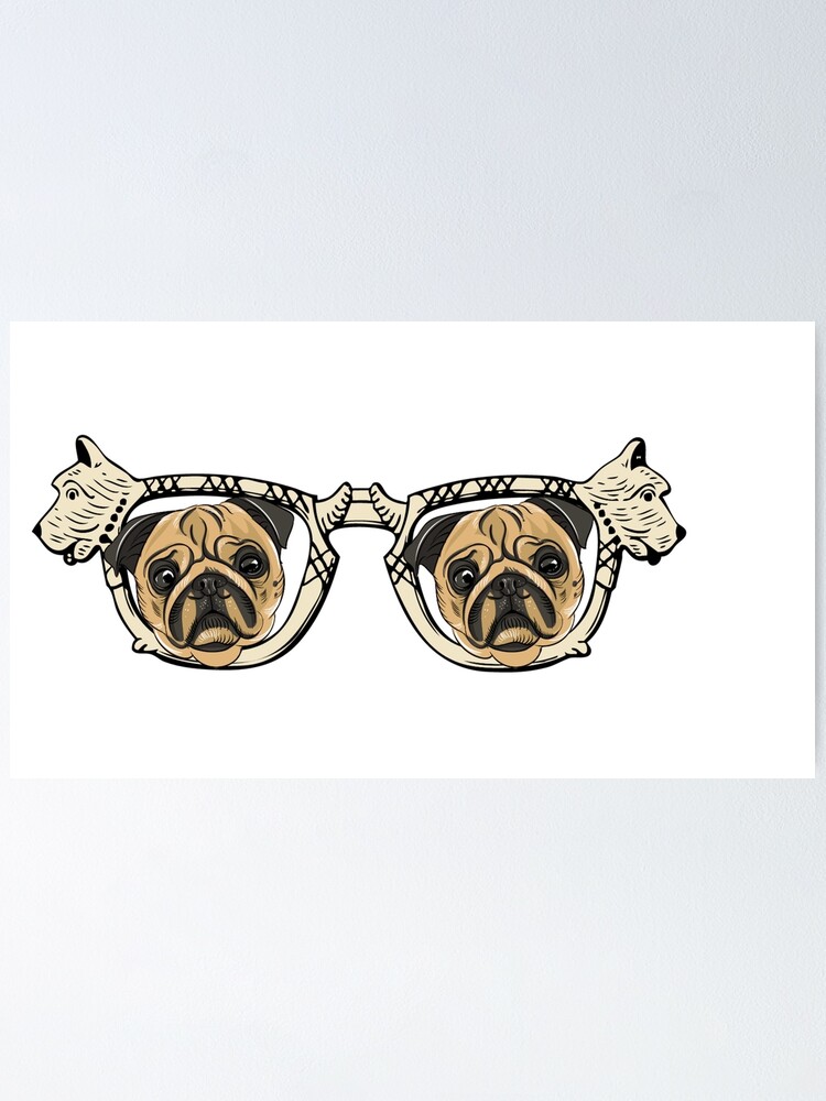 pug dog sunglasses