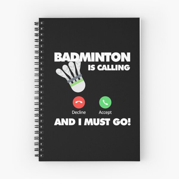 Item preview, Badminton is calling and I must go, Funny Sport Player designed and sold by elhefe.