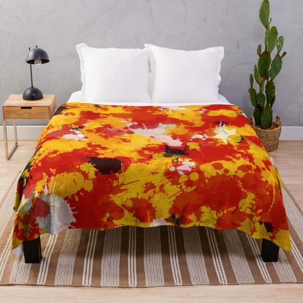 Item preview, Red and Gold Paint Splatter designed and sold by BigTexFunkadelic.