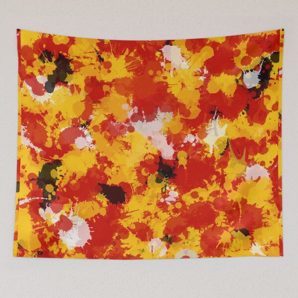 Item preview, Red and Gold Paint Splatter designed and sold by BigTexFunkadelic.
