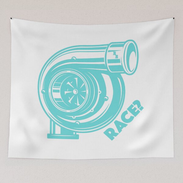Item preview, Turbo - Race? Turquoise designed and sold by RoadRashPerf.