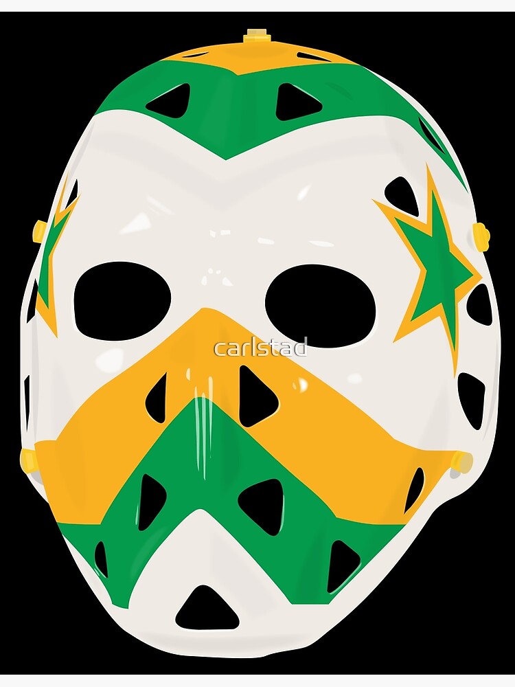 Vintage Hockey Goalie Mask Unisex T Shirts Green / XXXX-Large