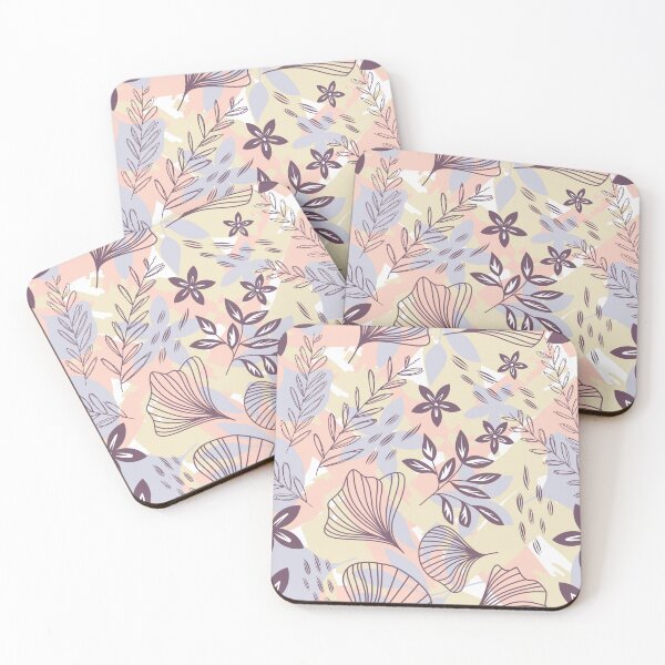 Item preview, Flowers pattern petals leaves art pillow purple pink gift designed and sold by Style4You24.