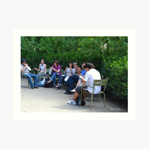 Lunch in the Park Art Print