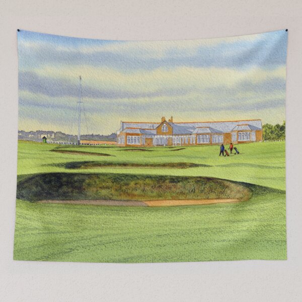 Item preview, Royal Troon Golf Course 18th And Clubhouse designed and sold by William Holkham.