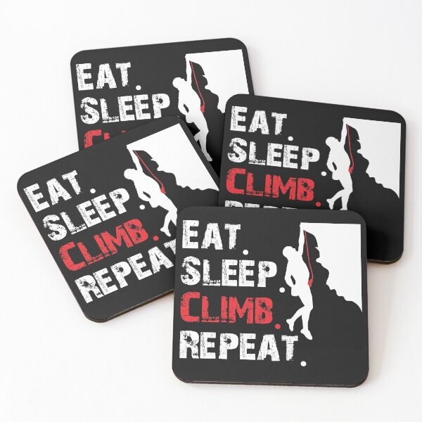 Item preview, Eat Sleep Climb Repeat mountaineer climber lovers designed and sold by CBShirtStar.